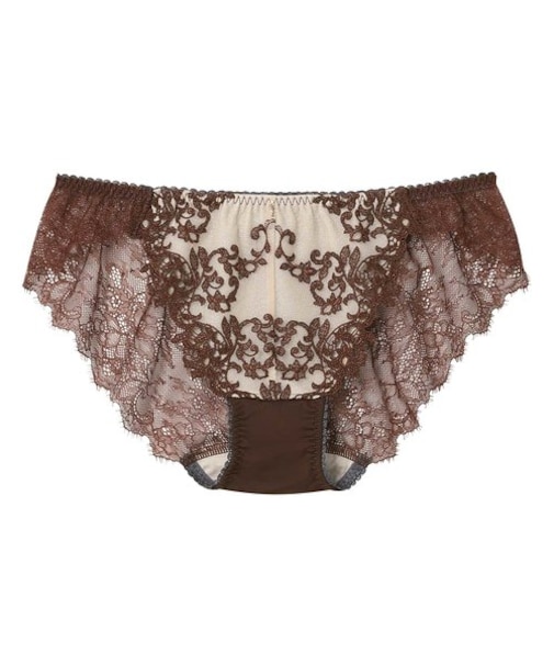 ケミカルスカラップ×エンブロイダリーレース　デザインショーツ　〈PYJ289〉