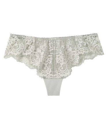 BRAGENIC ぴたっとフィットtype/クラシック×レース バック総レース ソング(Tバック)　〈PMI547〉