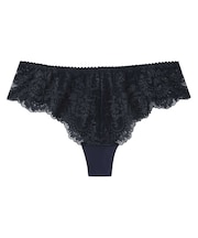 BRAGENIC ぴたっとフィットtype/クラシック×レース バック総レース ソング(Tバック)　〈PMI547〉