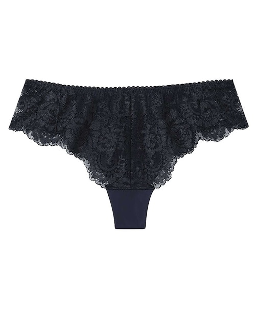 BRAGENIC ぴたっとフィットtype/クラシック×レース バック総レース ソング(Tバック)　〈PMI547〉