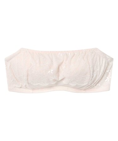 谷間のチラ見えカバー ストラップレスブラFcup　〈BOG505〉