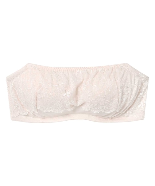 谷間のチラ見えカバー ストラップレスブラFcup　〈BOG505〉