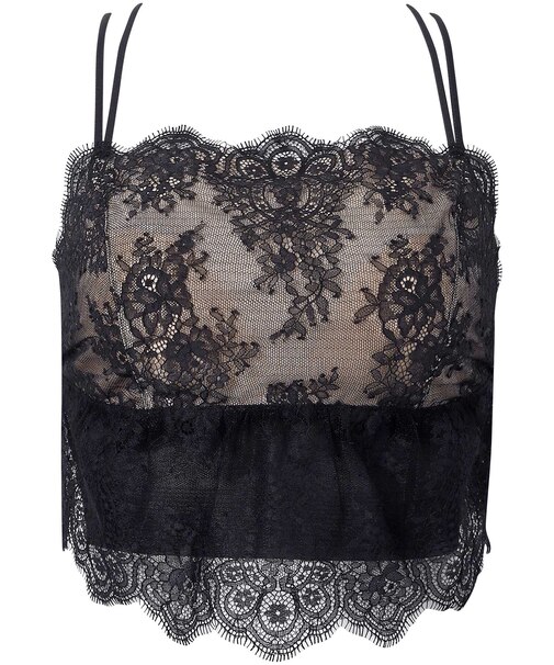 バックスタイルを美しく魅せるブラキャミソール（ノンワイヤー　ミドルフ丈）