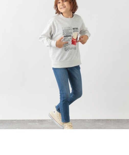 スゴラクカットデニムスキニー/キッズ