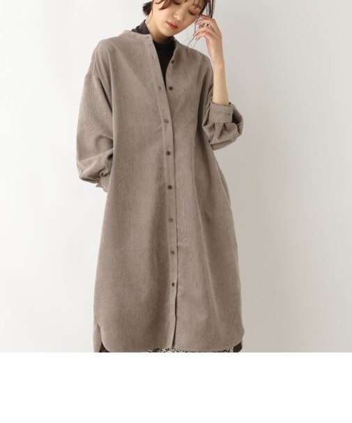 着丈選べるコールシャツワンピース