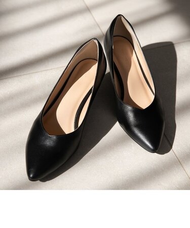 らくっション撥水ヒールパンプス/172715