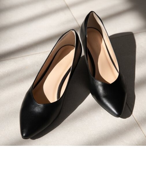 らくっション撥水ヒールパンプス/172715