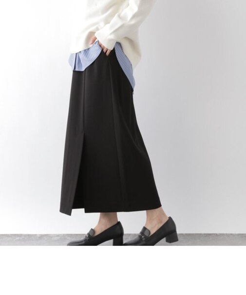 スゴラクストレッチIラインスリットスカート