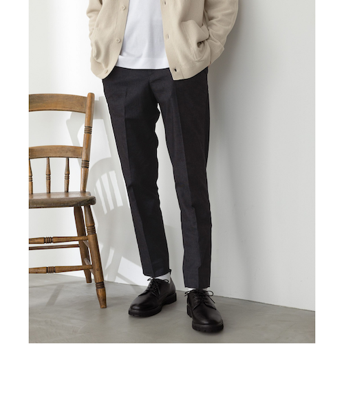 sequel ワークパンツ SEQUEL - SQ-24AW-PT-02 x FRAGMENT 生立体DENIM PANTS INDIGO