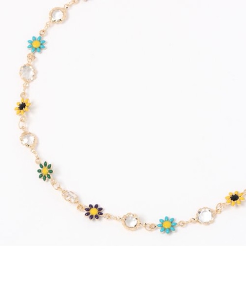 小さいお花ネックレス