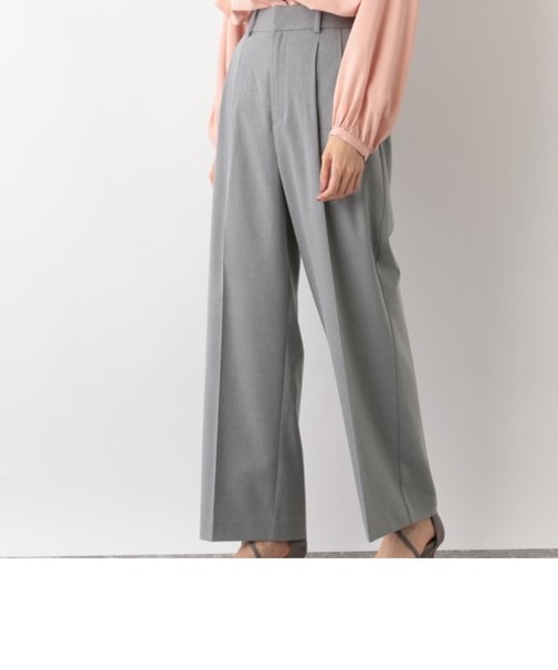 ウツクシルエットワイドパンツ