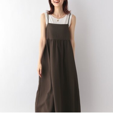 ジャガードキャミワンピ