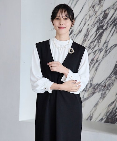 お手入れらくらくスタンドギャザーブラウス/970918