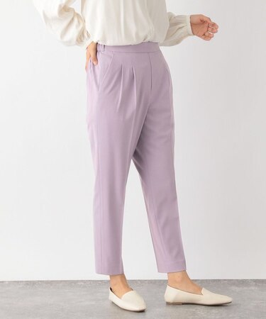 ウツクシルエットテーパードパンツ/970934