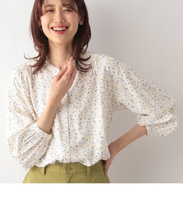 さらさらリラックスプリントブラウス/975610