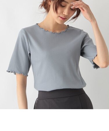 Beauteeメローリブ5分袖/987163