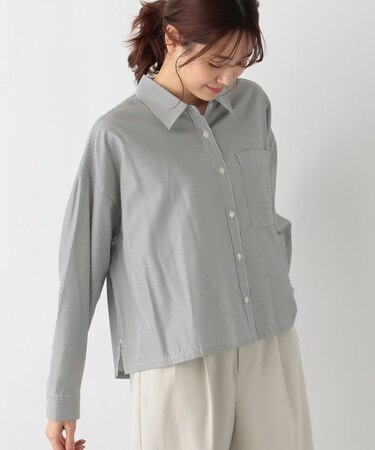 365日マイスタイルクロップドシャツ/987172