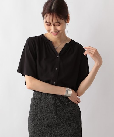 さらさらリラックスブラウス半袖/987187