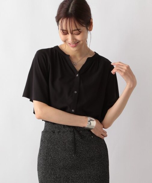 さらさらリラックスブラウス半袖/987187