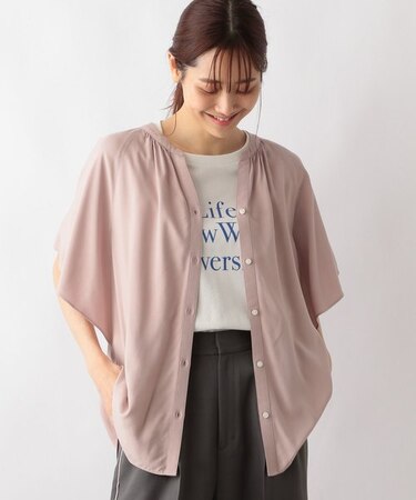 さらさらリラックスブラウス半袖/987187