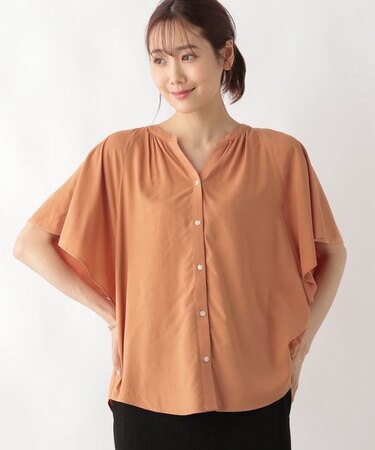 さらさらリラックスブラウス半袖/987187