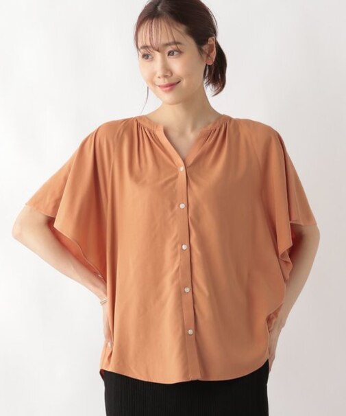 さらさらリラックスブラウス半袖/987187