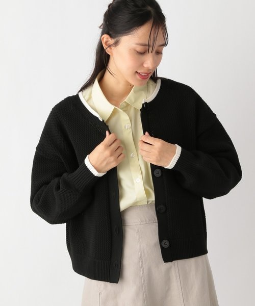 タグ付き新品★RILATO リラート メッシュサマーカーディガン★　黒 RILATO＞メッシュサマーカーディガン（カーディガン/ボレロ