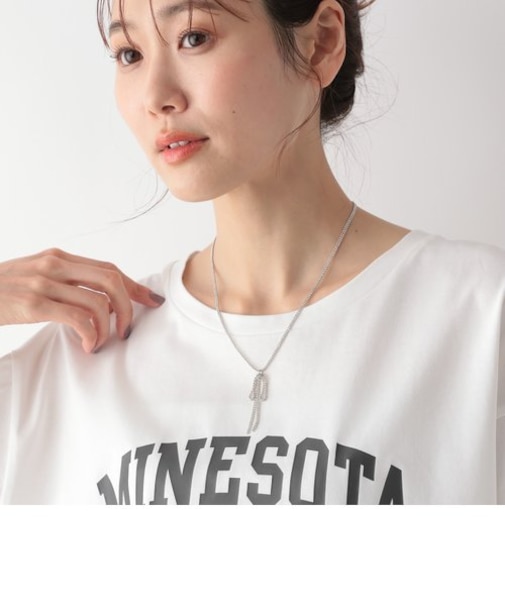 リボンショートネックレス/110650