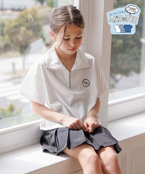 服太郎 ヘビロッTEEハーフZIP半袖/キッズ/117823｜グローバルワークの通販