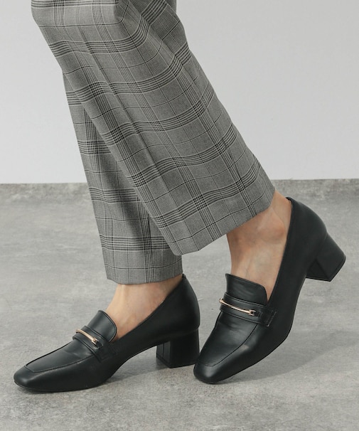 らくっションヒールローファー/136033