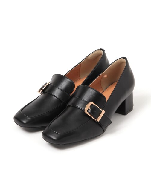 らくっションヒールローファー/136033