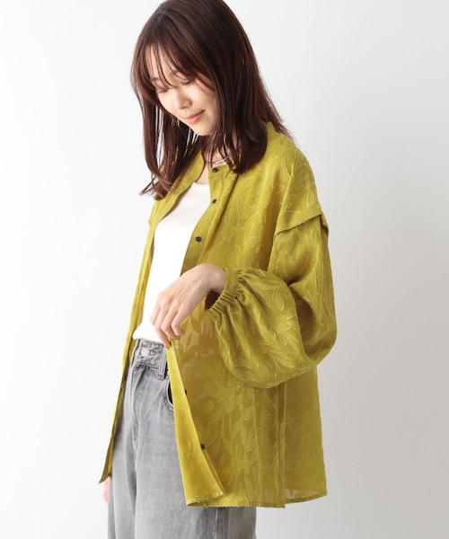 あ、品。 ジャガードブラウス長袖/141727｜グローバルワークの通販｜&mall