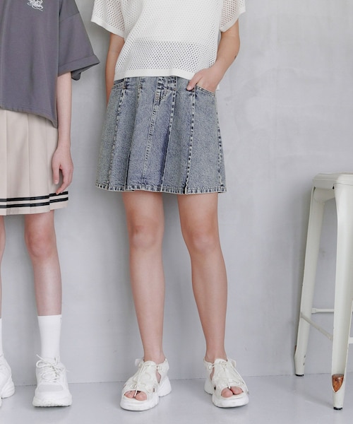 青木様 CHEER ONデニムスカート/キッズ/147414｜グローバルワークの通販