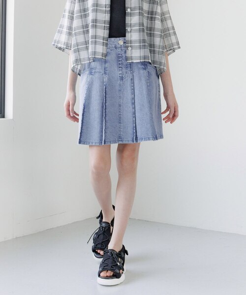 CHEER ONデニムスカート/キッズ/147414｜グローバルワークの通販