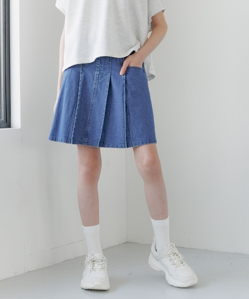 CHEER ONデニムスカート/キッズ/147414｜グローバルワークの通販