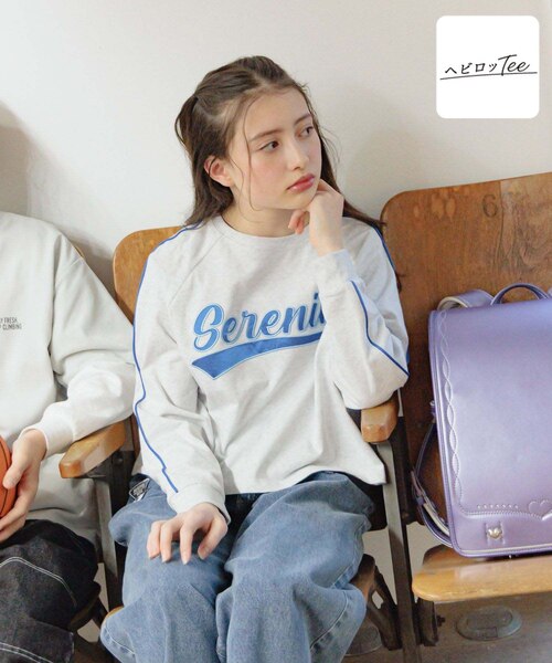 ゼイルさん ヘビロッTEEワイド長袖/キッズ/147421｜グローバルワークの通販｜&mall