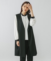ウツクシルエットロングジレ/149537