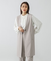 ウツクシルエットロングジレ/149537