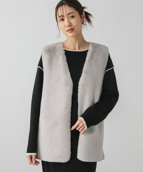 リバーシブルフェイクムートンジレ/149891｜グローバルワークの通販