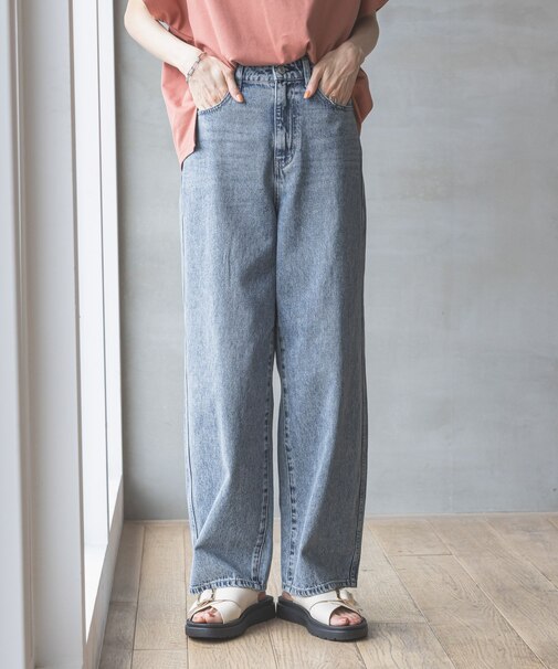 GOODデニムバギーパンツ/118365