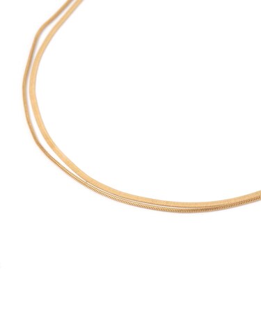 ステンレスロングシンプルネックレス/209761