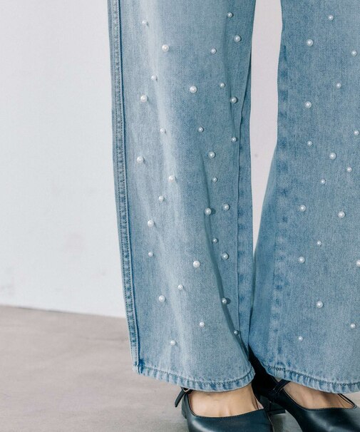 GOODデニムプレミアムバギーパンツ/132403