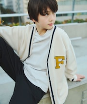FILA/コラボワッペンカーディガン/キッズ/252062