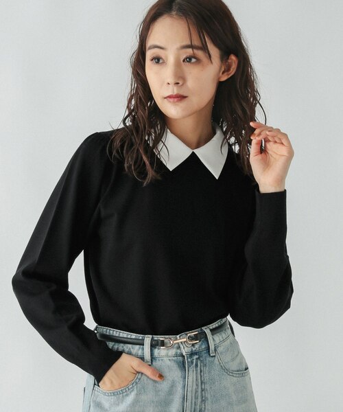 りゅーが 襟付きニットプルオーバー長袖/253273｜グローバルワークの通販