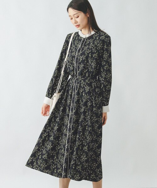 45R コットンワンピース さらさらリラックススタイルアップワンピース/283767｜グローバル