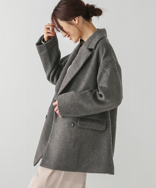 シャギーWジャケットコート/286009｜グローバルワークの通販｜&mall