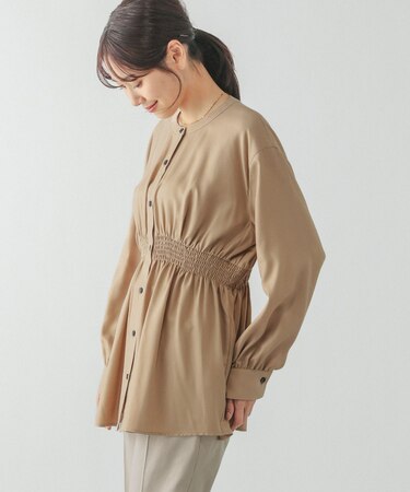 シャーリングシャツ長袖/286232