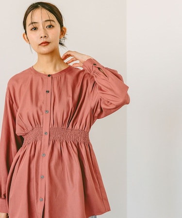 シャーリングシャツ長袖/286232