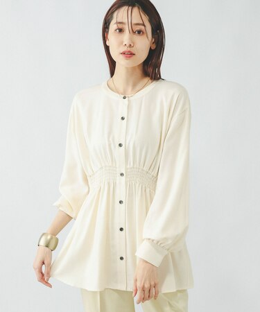 シャーリングシャツ長袖/286232