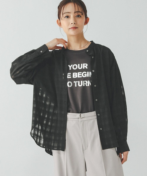 アソート柄シアーシャツ/288604｜グローバルワークの通販｜&mall